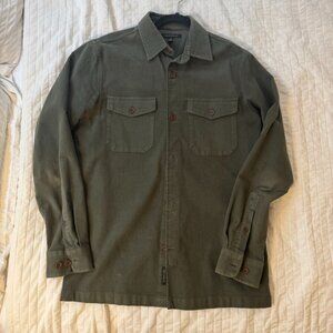 Banana Republic x Kevin Love Suede Button Up Shirt size Medium